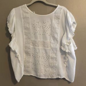 ☀️American Eagle off white blouse